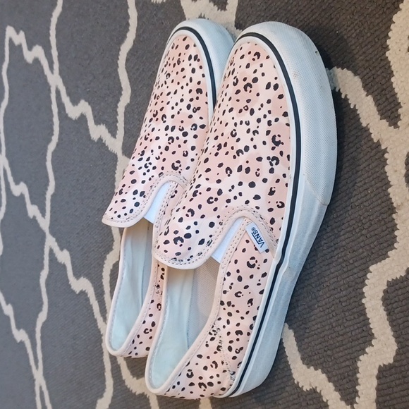 Vans Leila Hurst Animal Print Slip On Sneakers Women's 10 - Picture 1 of 16